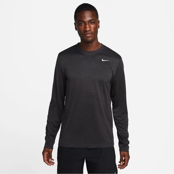 Nike Dri-FIT Legend Mens Long-Sleeve Fitness Top Tee DX0095-32 Size S NWT - Picture 1 of 9